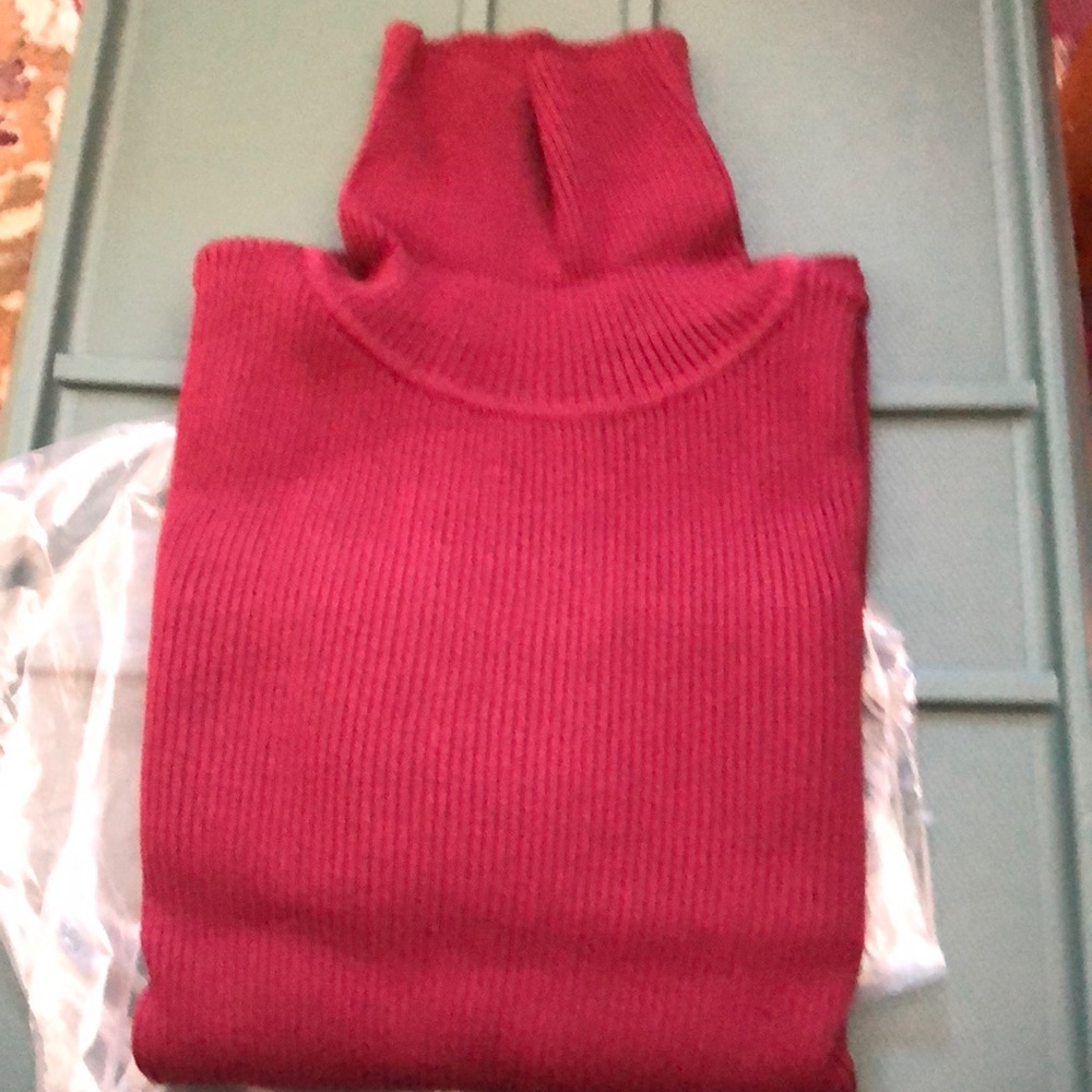 Large turtleneck Sweater, Norm Thompson, Brand New, Dark Berry